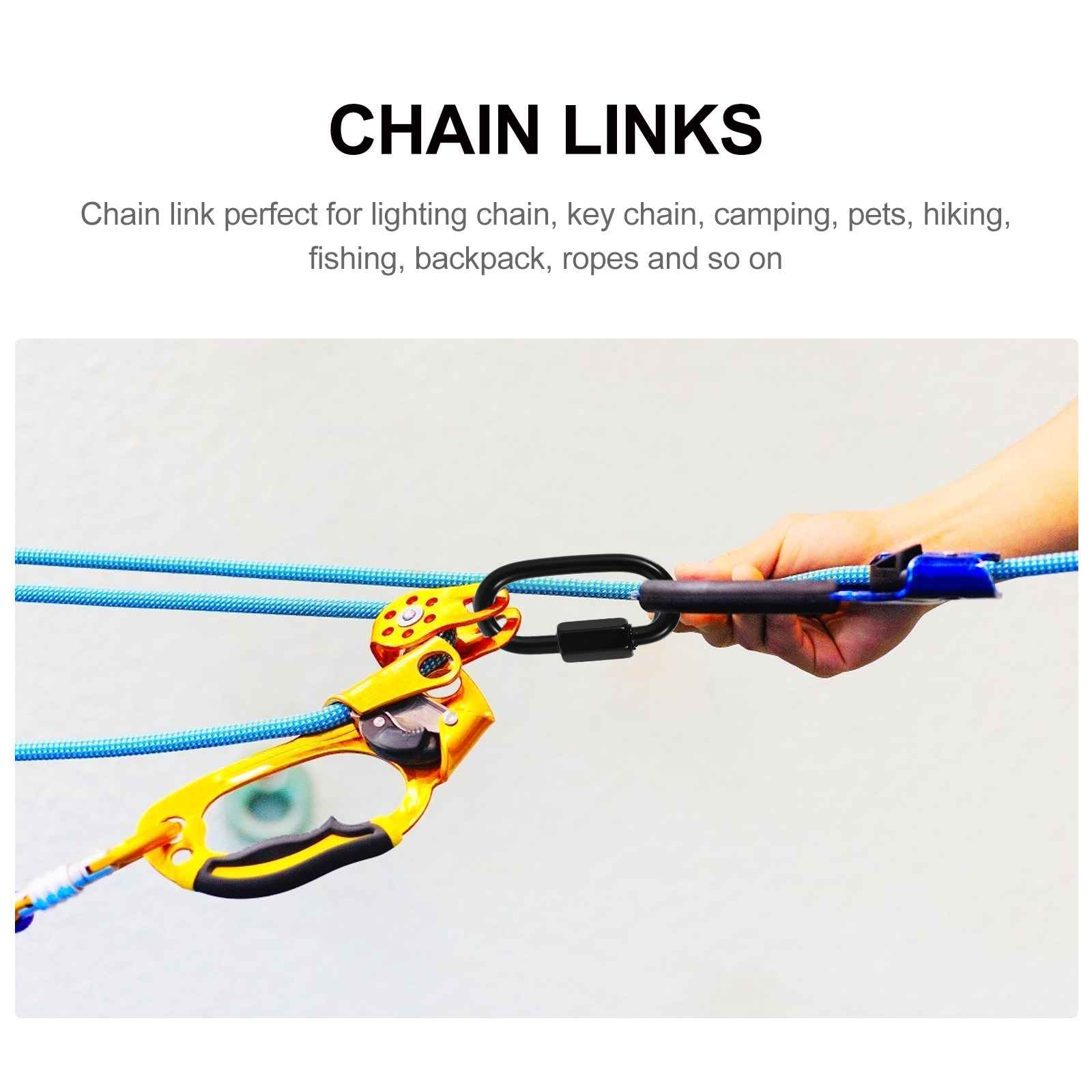 8Pcs Quick Links Stainless Ste - Chain Quick Link 评论和价格