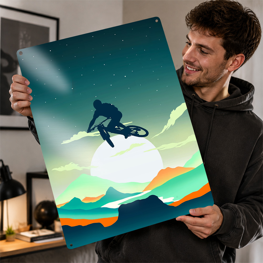 Mountain Bike Textured Poster  - Mountain Biking Europe 评论和价格