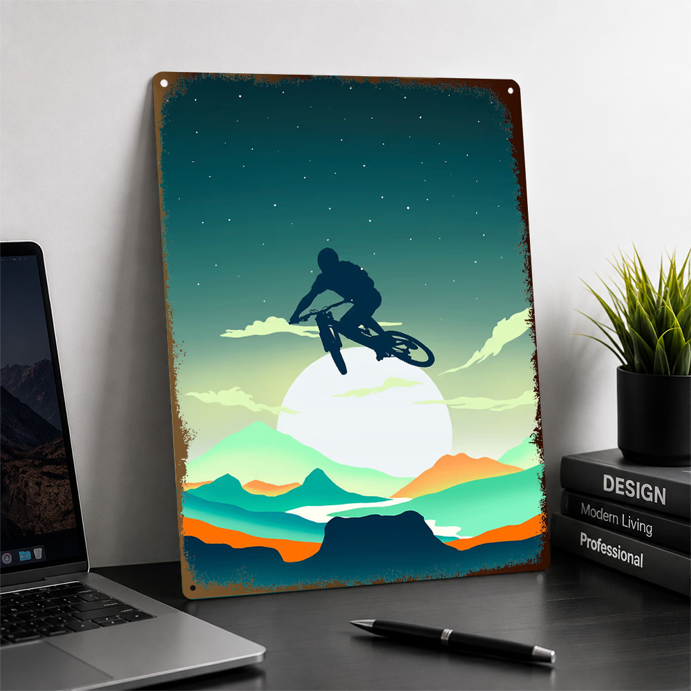 Mountain Bike Textured Poster  - Mountain Biking Europe 评论和价格